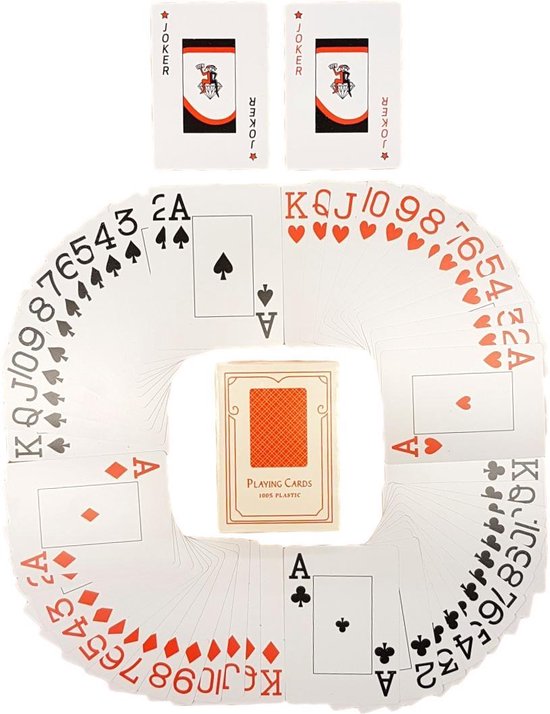 Thumbnail van een extra afbeelding van het spel Poker Kaarten Plastic 9 Decks