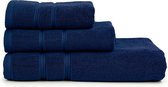 The One set 675 g/m² Navy - 4x badlaken 70x140cm - Ultra de Luxe