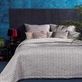 Beddensprei_sprei_kleur_zilver_220X240cm_100% POLYESTER_