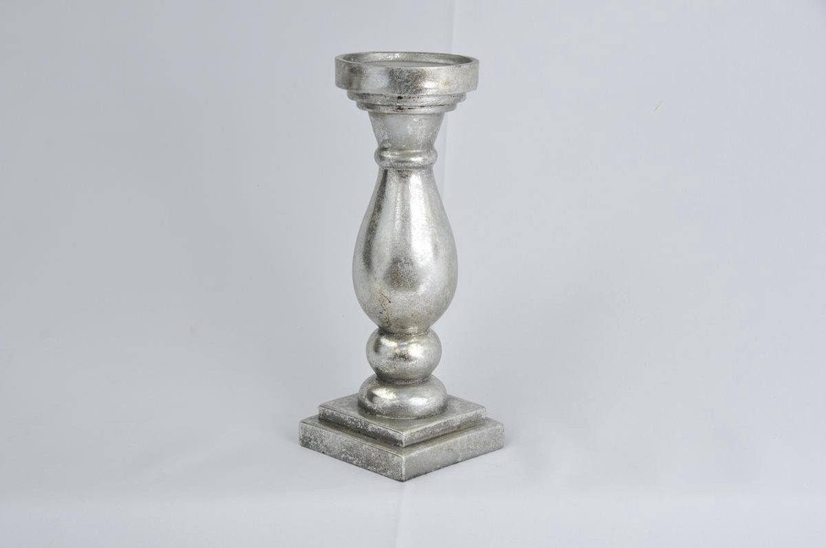 kandelaar zilver 22cm