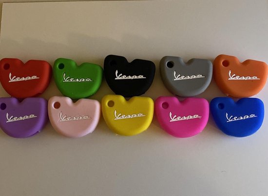 Rubber Sleutelhoesje Vespa Scooter yellow | bol.com