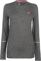 Karrimor - X-Lite MI Lange Mouw Hardloopshirt - Dames - Donkergrijs - M