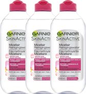 Garnier SkinActive - Micellair Reinigingswater voor de Droge Huid - 3 x 400 ml - Micellair Water Voordeelverpakking
