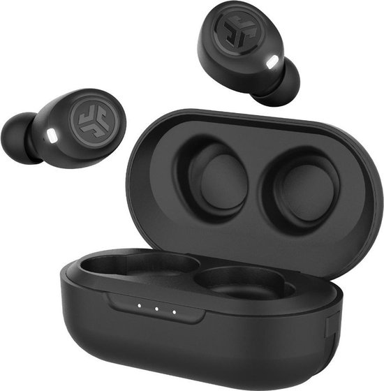 JLab JBuds Air Volledig Draadloze Oordopjes met Bluetooth 5 - Draadloze Oordopjes - Bluetooth Oordopjes - Wireless Earbuds - Draadloze Oortjes - Oplaadcase - Zwart