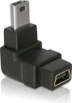 DeLOCK Adapter USB-B mini USB-B mini 5-pin Zwart