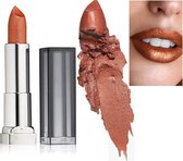 Maybelline Color Sensational Matte Nudes - 958 Copper Spark - Lippenstift - Matte - Bruin - 4.2 g