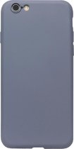 ADEL Premium Siliconen Back Cover Softcase Hoesje Geschikt voor iPhone 6/ 6S - Lavendel Blauw Paars