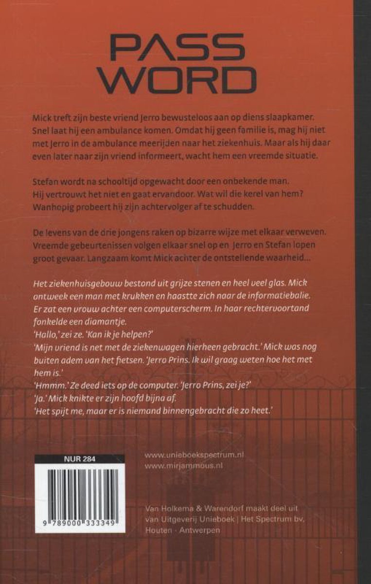 Password - back cover