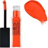 Maybelline Color Sensational Vivid Matte Liquid Lipstick - 18 Orange Obsession