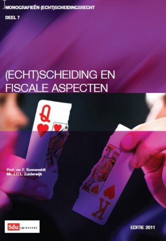Cover van het boek '(echt)scheiding en fiscale aspecten' van F. Sonneveldt