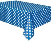 Unique Tafelkleed Gestipt 137 X 274 Cm Blauw/wit