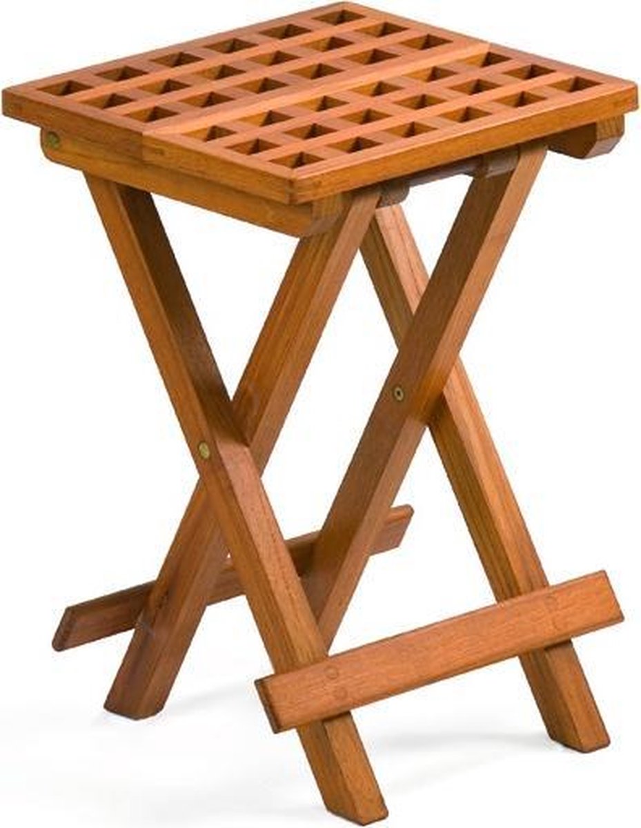Blokrooster klapstoeltje/tafel 30x30 cm (Geolied)