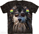 T-shirt Smoking Rasta Wolf XL