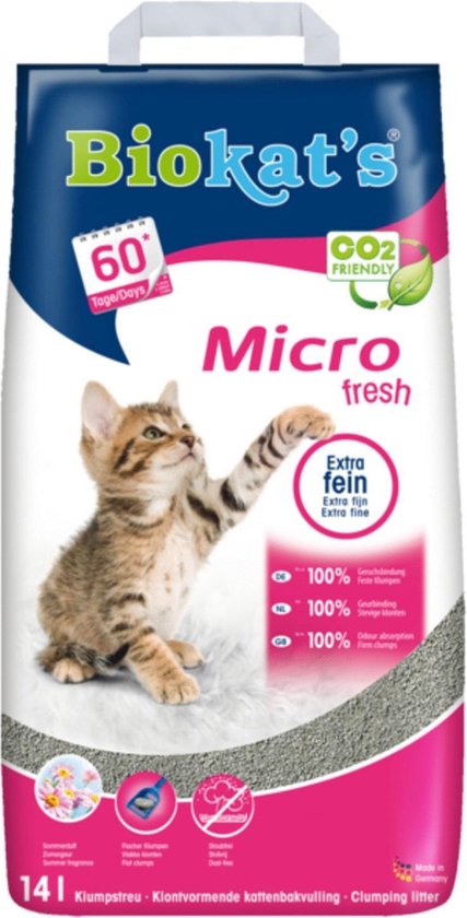 Biokat's Micro Fresh Zomergeur - Kattenbakvulling - 14 L