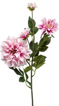 kunstbloem Dahlia paars 2 stuks