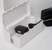 Stekkerdoos cover - Compacte stekkerdoos beschermer – Kabelmanagement – Kabelbox – Kinder beveiliging - Opbergbox Stekkerdoos - Extra veiligheid voor Kinderen/Huisdieren