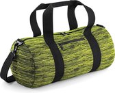 Duo knit barrel bag reistas / sporttas, Kleur Electric Yellow/ Black