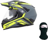 SHOT Ranger Evolution-helm zwart geel met capuchon