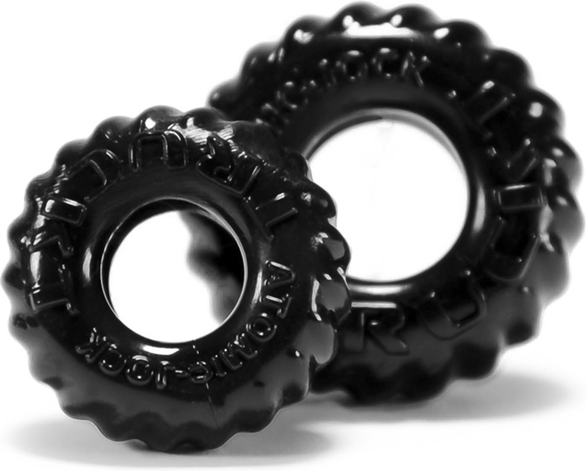 Oxballs - Truckt - Cockring - 2 stuks - Zwart