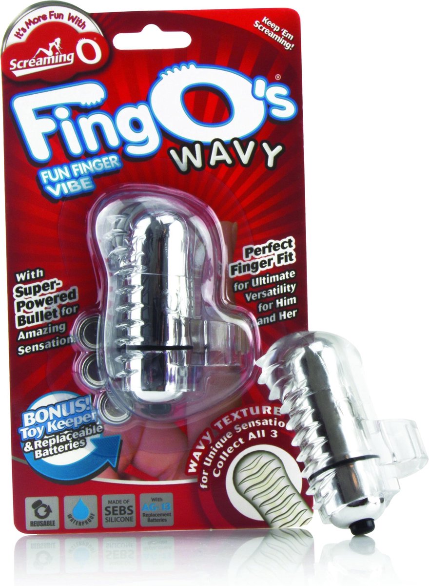 Goedkoopste The Screaming O The FingO Wavy - Vibrator