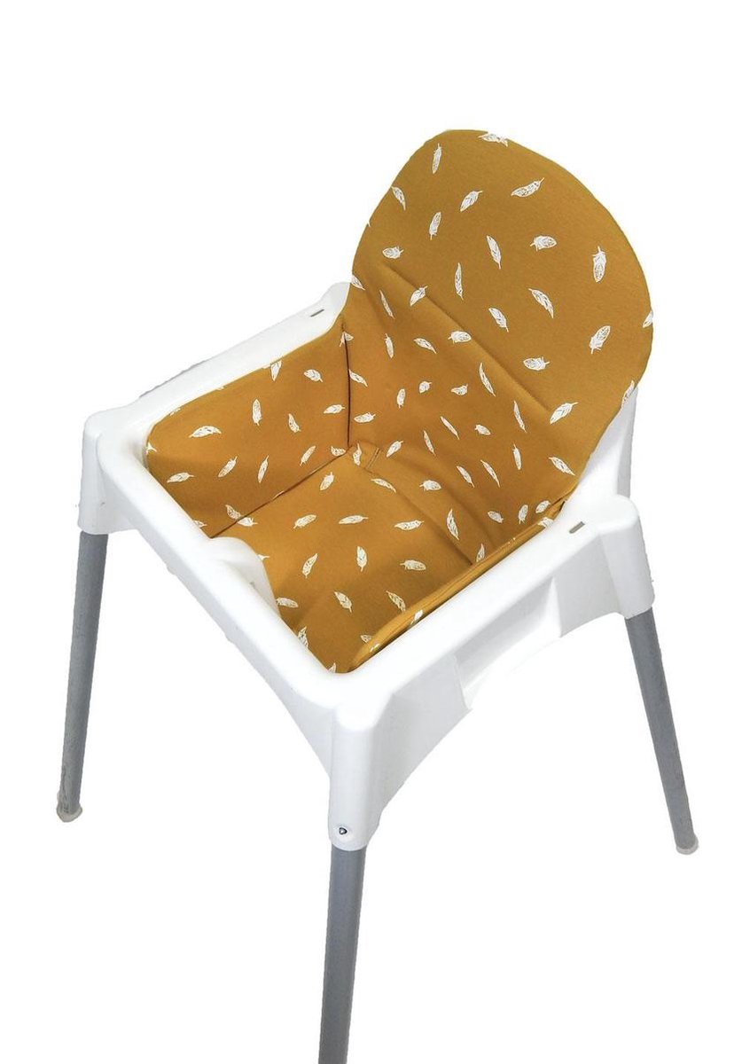 Wallabiezzz Stoelkussen voor IKEA Antilop Kinderstoel - kussen - Oker | bol.com