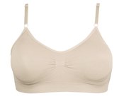 MAGIC Bodyfashion Bamboo Comfort Bra with Spaghetti Straps Cream Vrouwen - Maat XL