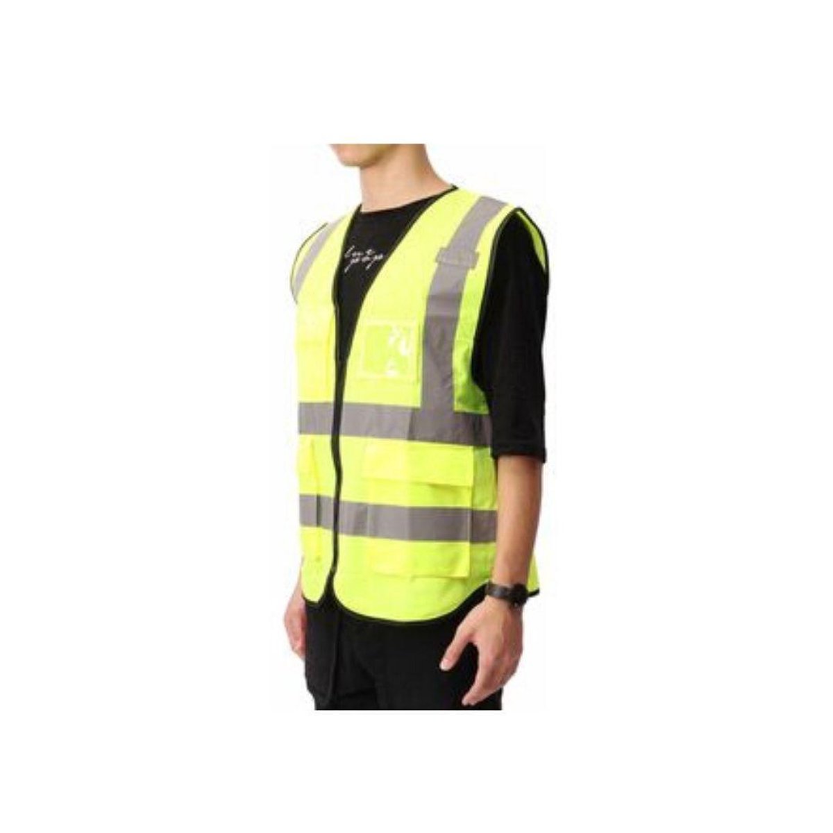 All Ride Veiligheidsvest verkeer geel voor volwassene - auto - veiligheid