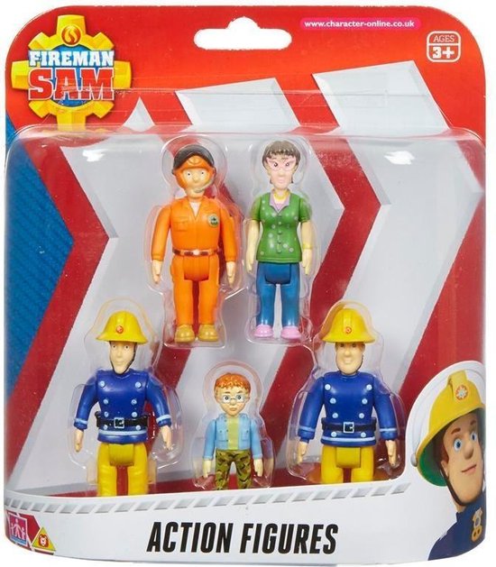 Sam le pompier - Pack de 5 figurines / jouets