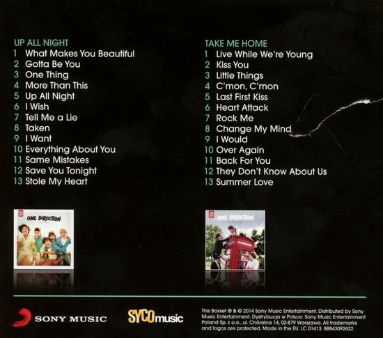 One Direction Up All Night Take Me Home One Direction Cd Album Muziek Bol Com