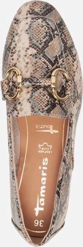 Tamaris Loafers slangenprint - Maat 39 | bol.com