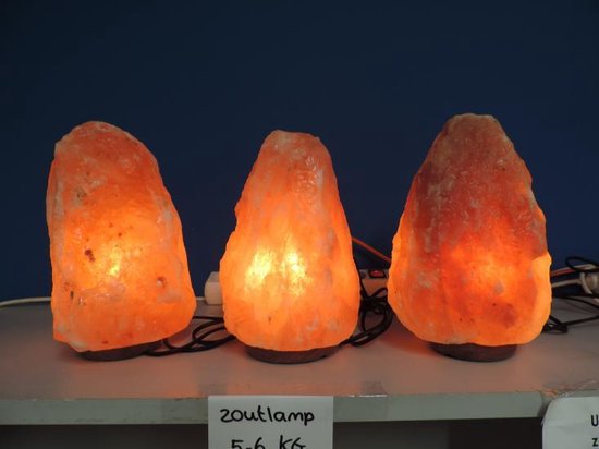 Spiru Himalaya Zoutsteen Lamp - 3-4 kg - Oranje