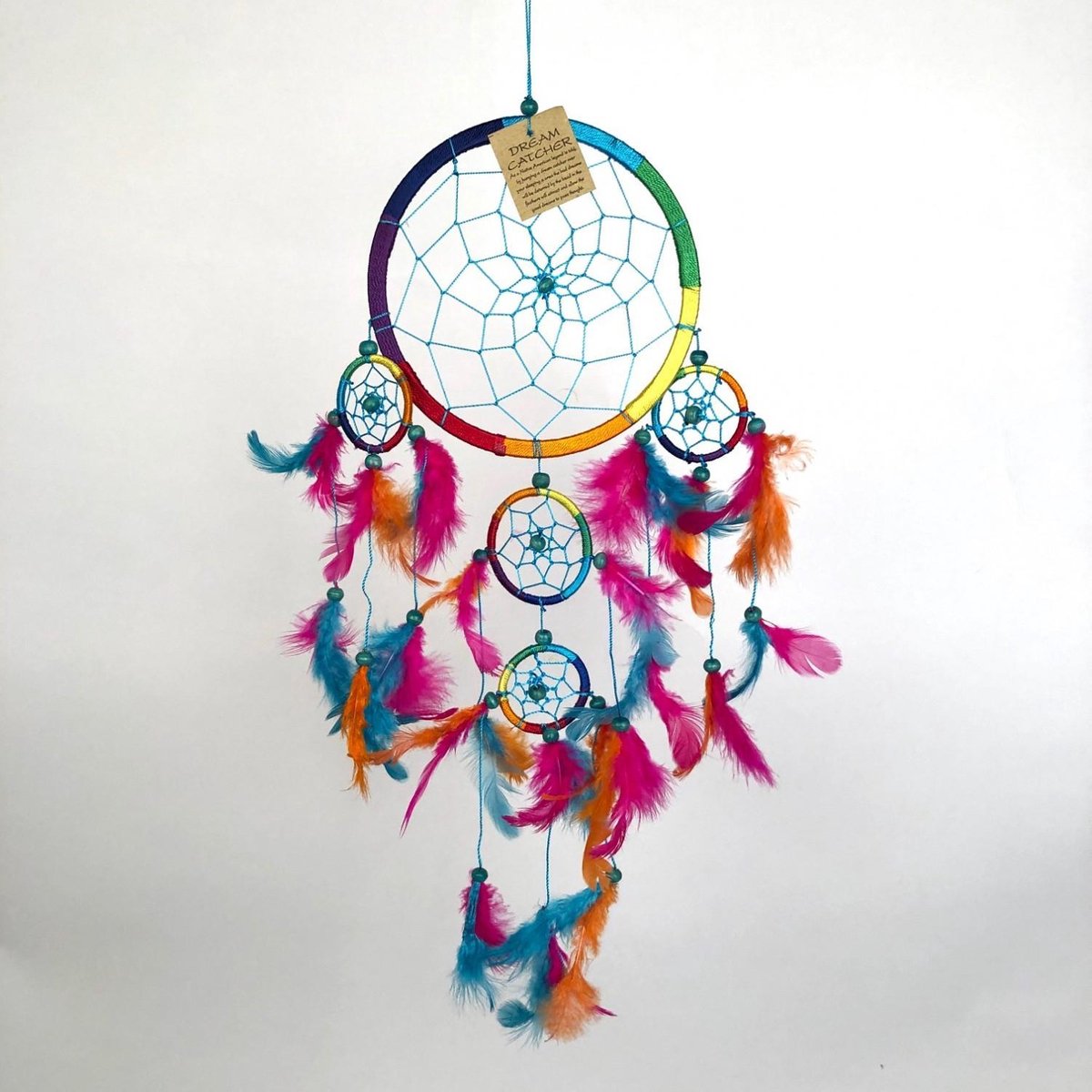 Zus & Zo Dromenvanger ± Ø16-18cm regenboog Multi