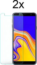 Samsung J4 Plus 2018 Screenprotector - Beschermglas Samsung Galaxy J4 Plus 2018 Screen Protector Glas - 2 stuks