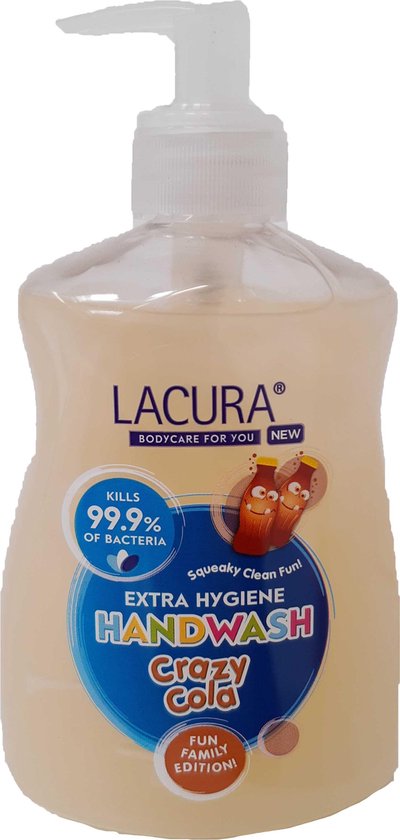 Lacura Handzeep - Crazy Cola - Antibacterieel - 10 x 500ml -  Voordeelverpakking | bol.com