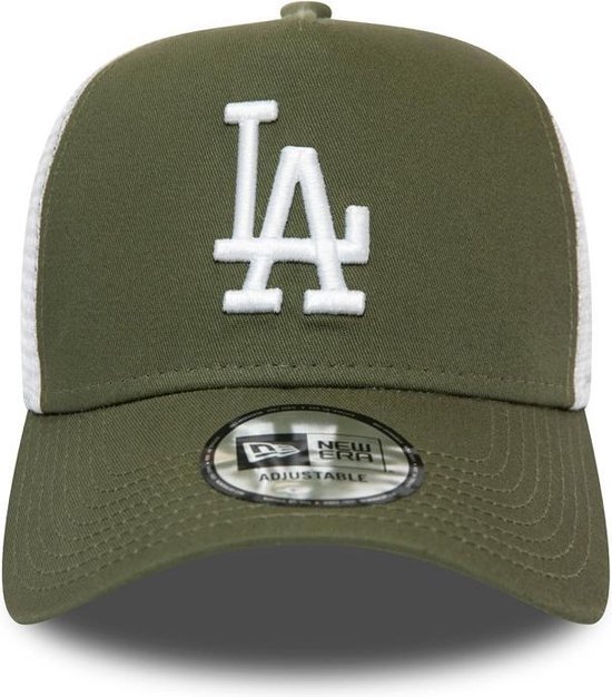 New Era Trucker cap LA Los Angeles Dodgers - Olive | bol.com