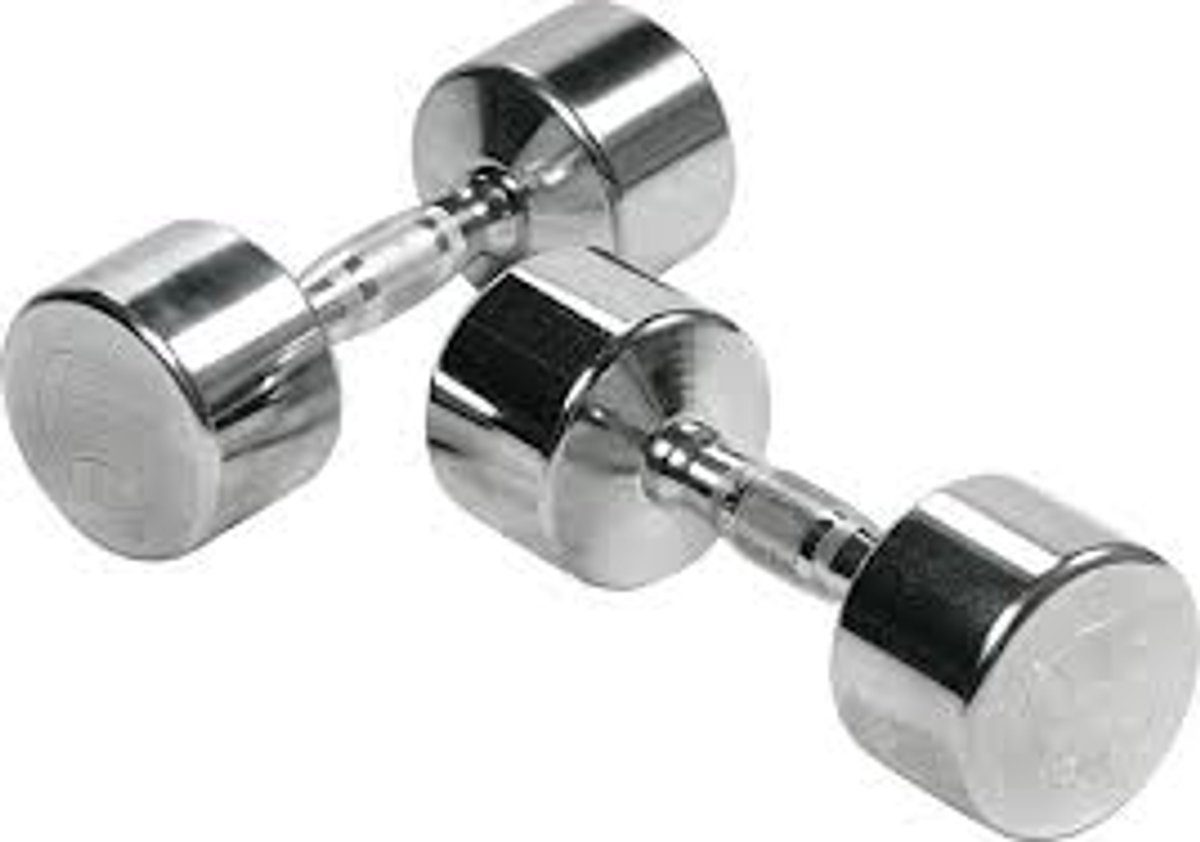 Dumbells Chrome 2 x 10 KG