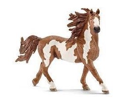 foto van schleich FARM WORLD Pinto Hengst - Kinderspeelgoed voor Jongens en Meisjes - 3 tot 8 jaar - 13794