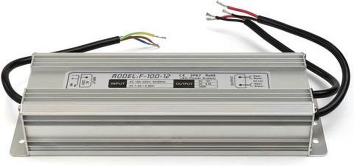 LED Strip Trafo IP67 12V 100W (Waterdicht) | bol.com