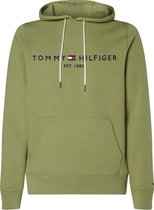 Tommy Hilfiger Hooded Sweater Logo Groen (MW0MW11599 - L9F)