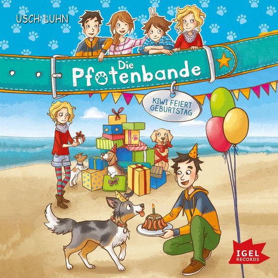 Die Pfotenbande. Kiwi feiert Geburtstag - cover