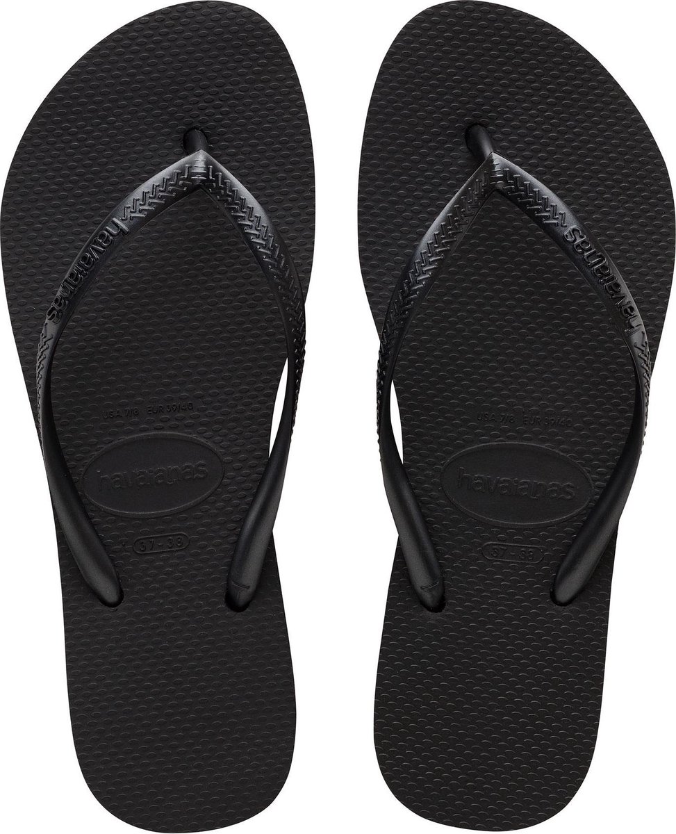 Havaianas Slim Flatform Slippers - Zwart
