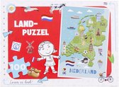Kinderpuzzel - Educatieve puzzel - Landpuzzel - Nederland puzzel - 100 puzzelstukjes puzzel - leerzaam puzzelen - kinderpuzzel -