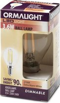 Ledlamp - E14 - 470 lm - kogel - helder - dimbaar 470 lummen kleine bol