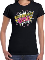 Beterschap oma cadeau shirt zwart voor dames 2XL