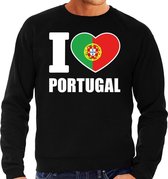 I love Portugal sweater / trui zwart voor heren L