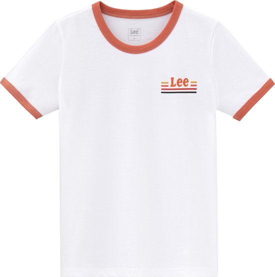 Lee RINGER TEE Dames T-shirt - Maat XS | bol.com
