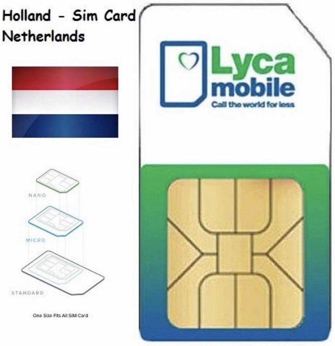 Lycamobile Onbeperkt Bellen in Nederland en Onbeperkt Met EU Roaming