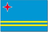 Vlag Aruba 100x150 cm