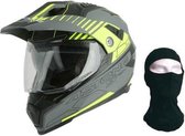 ASTONE Crossmax S Tech Crosshelm + kap - grijs en geel