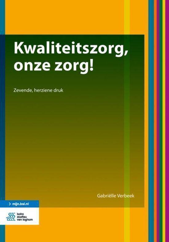 Kwaliteitszorg, onze zorg! - cover